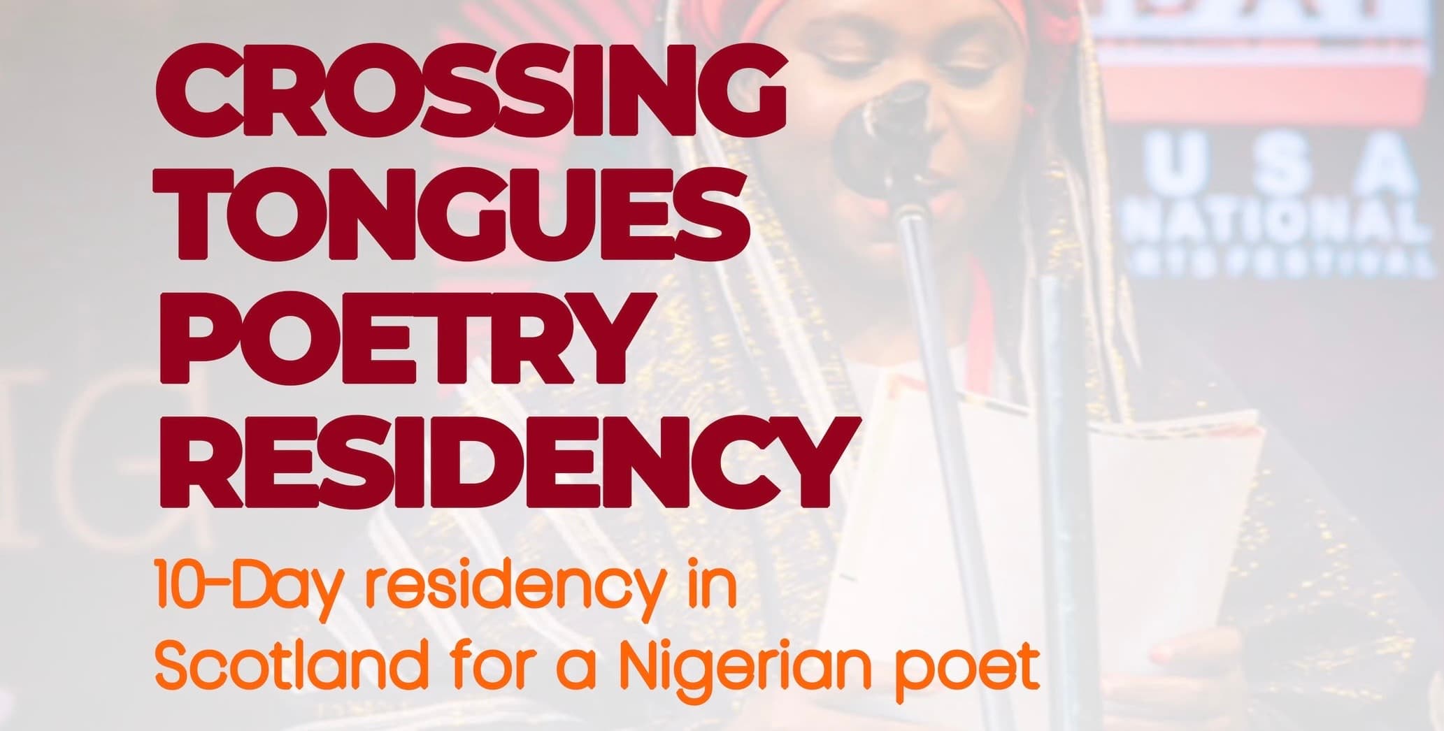 OPEN CALL: Crossing Tongues - International Poetry Residency Program